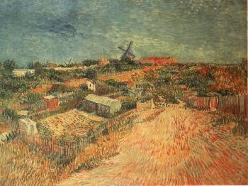 Vincent Van Gogh : Vegetable Gardens in Montmartre II